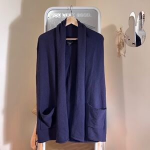 Babaton Purple Cashmere Wool Knit Cardigan